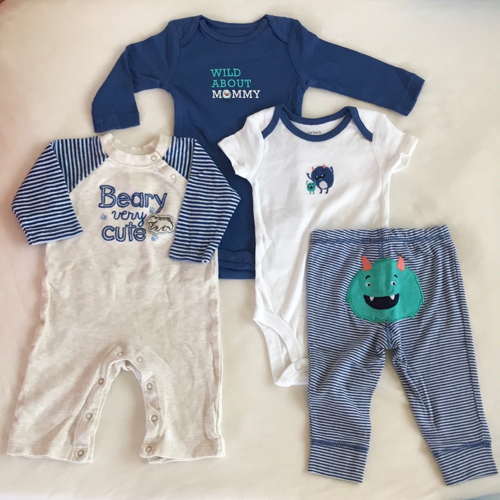 Gymboree & Carter’s 4 Piece Bundle Boy Clothes
